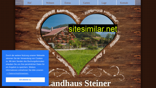 landhaus-steiner.de alternative sites