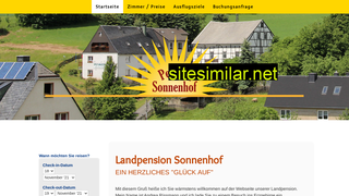 landpension-sonnenhof.de alternative sites