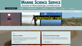 marinescienceservice.de alternative sites