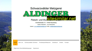 metzgerei-aldinger.de alternative sites