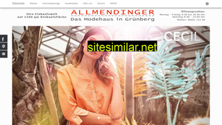 modehaus-allmendinger.de alternative sites