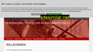 musikbearbeiter-ev.de alternative sites