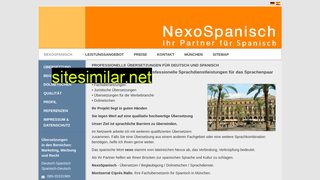 nexospanisch.de alternative sites