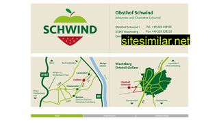 obsthof-schwind.de alternative sites