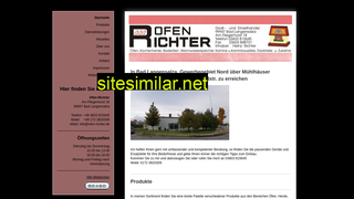 ofen-richter.de alternative sites