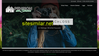 pensionamschloss-kw.de alternative sites