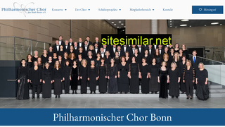 philharmonischer-chor-bonn.de alternative sites