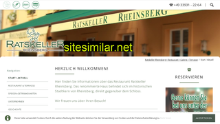 ratskeller-rheinsberg.de alternative sites