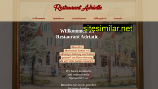 restaurant-adriatic.de alternative sites