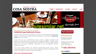 restaurant-cosanostra.de alternative sites