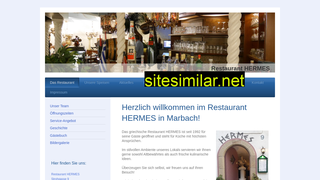 restaurant-hermes-marbach.de alternative sites
