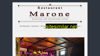 restaurant-marone.de alternative sites