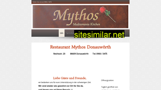 restaurant-mythos-donauwoerth.de alternative sites