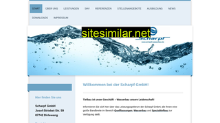scharpf-wasserbau.de alternative sites