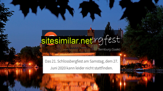 schlossbergfest-bernburg.de alternative sites