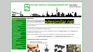 schroeter-electronic-gmbh.de alternative sites