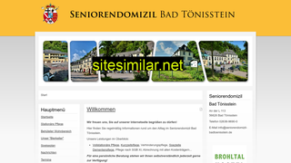 seniorendomizil-badtoenisstein.de alternative sites