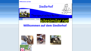 siedlerhof.de alternative sites