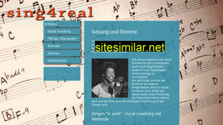 sing4real.de alternative sites