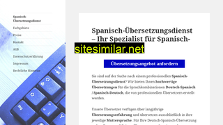 spanisch-uebersetzungsdienst.de alternative sites