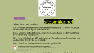srs-malchow.de alternative sites