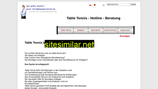 table-tennis.de alternative sites