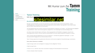 tamm-training.de alternative sites