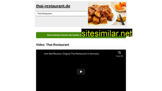 thai-restaurant.de alternative sites