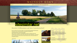 weingut-gutenbornerhof.de alternative sites