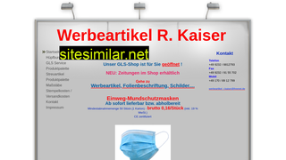 werbeartikel-r-kaiser-wunsiedel.de alternative sites