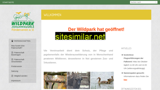 wildpark-johannismuehle-foerderverein.de alternative sites