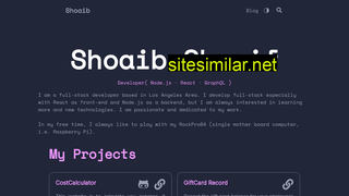 shoaibsharif.dev alternative sites
