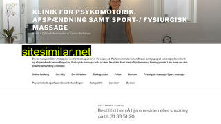 Top 100 similar websites like massageiodder.dk and competitors