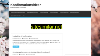 konfirmationsideer.dk alternative sites