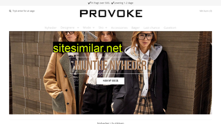 provokeshop.dk alternative sites