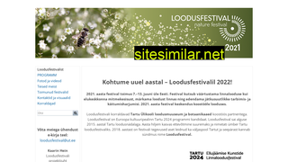 loodusfestival.ee alternative sites