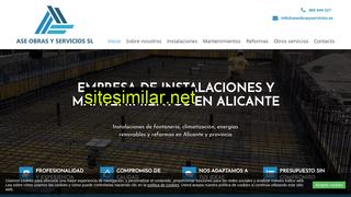 aseobrasyservicios.es alternative sites