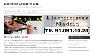 electricistascolladovillalba.es alternative sites