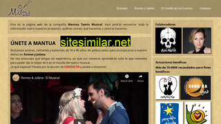 mantuateatromusical.es alternative sites