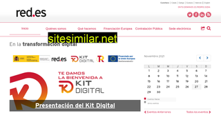 red.es alternative sites