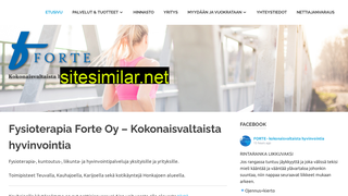 fysioterapiaforte.fi alternative sites