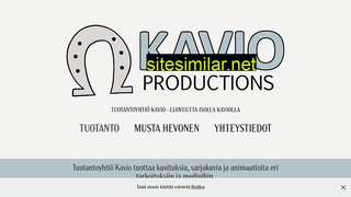 kavioproductions.fi alternative sites