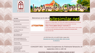 amis-abbaye-clartedieu.fr alternative sites