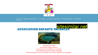 association-enfants-vacances.fr alternative sites