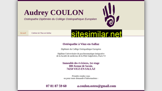 audrey-coulon-osteopathe.fr alternative sites