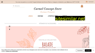 carmelconceptstore.fr alternative sites