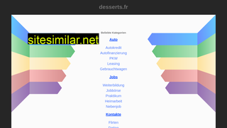 desserts.fr alternative sites