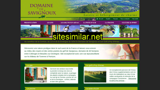domaine-de-savignoux.fr alternative sites