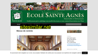 ecolesainteagnes.fr alternative sites