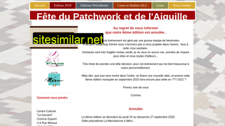 fetedupatchworketdelaiguille.fr alternative sites